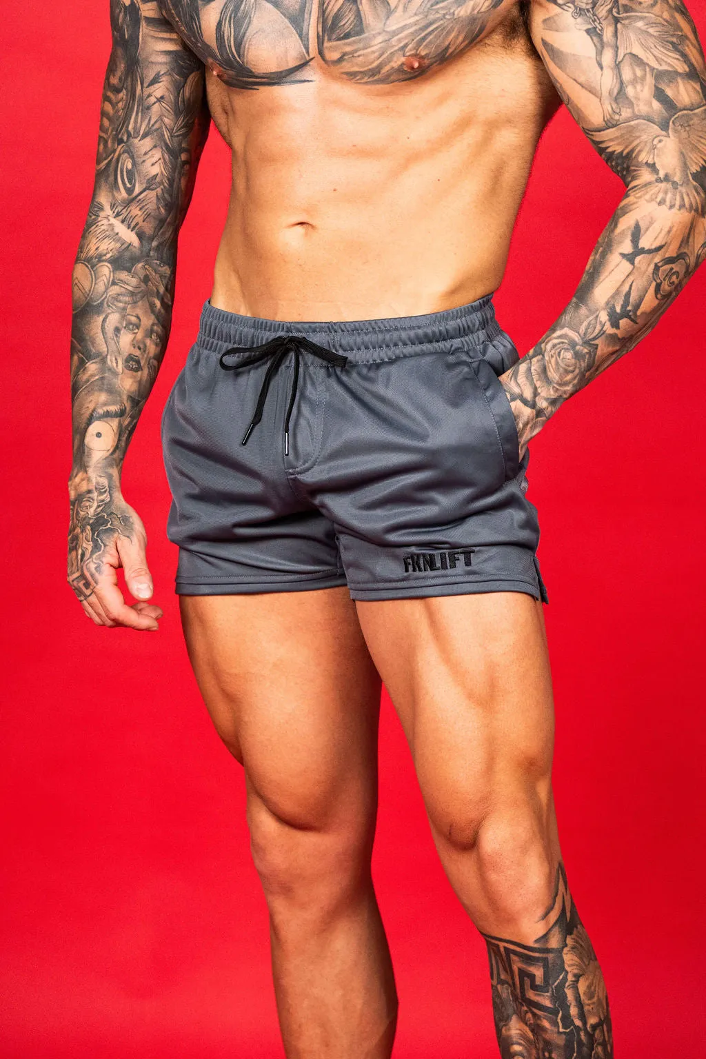 Relentless | Men's Gym Shorts | Charcoal