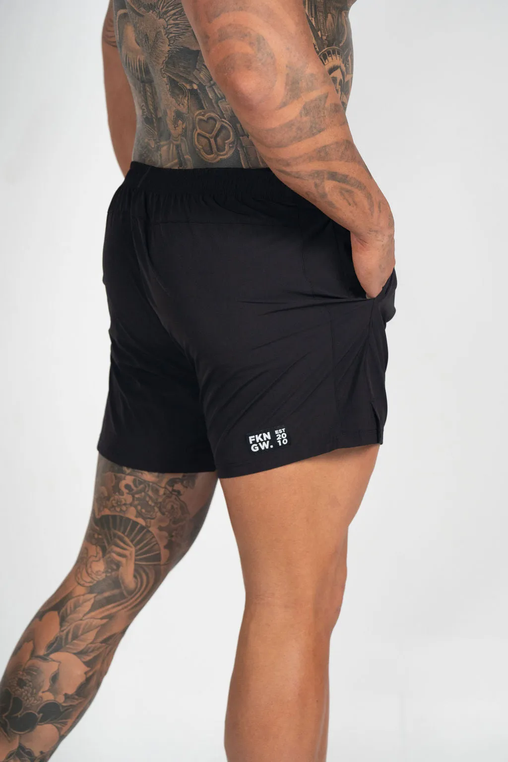 Steel LIFTERS | Men's Gym Shorts | Black