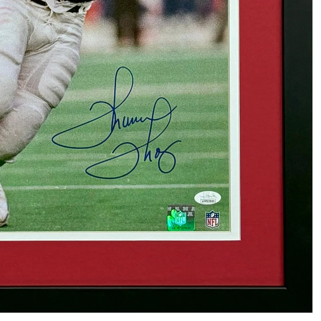 Thurman Thomas Signed Buffalo Bills Framed 16x20 Photo