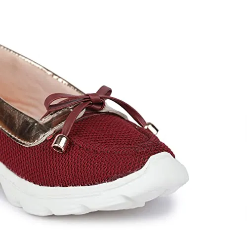 toothless Kids Girls Maroon Casual Shoes(TLPGCA4501-9-10Y)