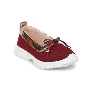 toothless Kids Girls Maroon Casual Shoes(TLPGCA4501-9-10Y)