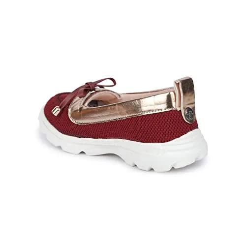 toothless Kids Girls Maroon Casual Shoes(TLPGCA4501-9-10Y)