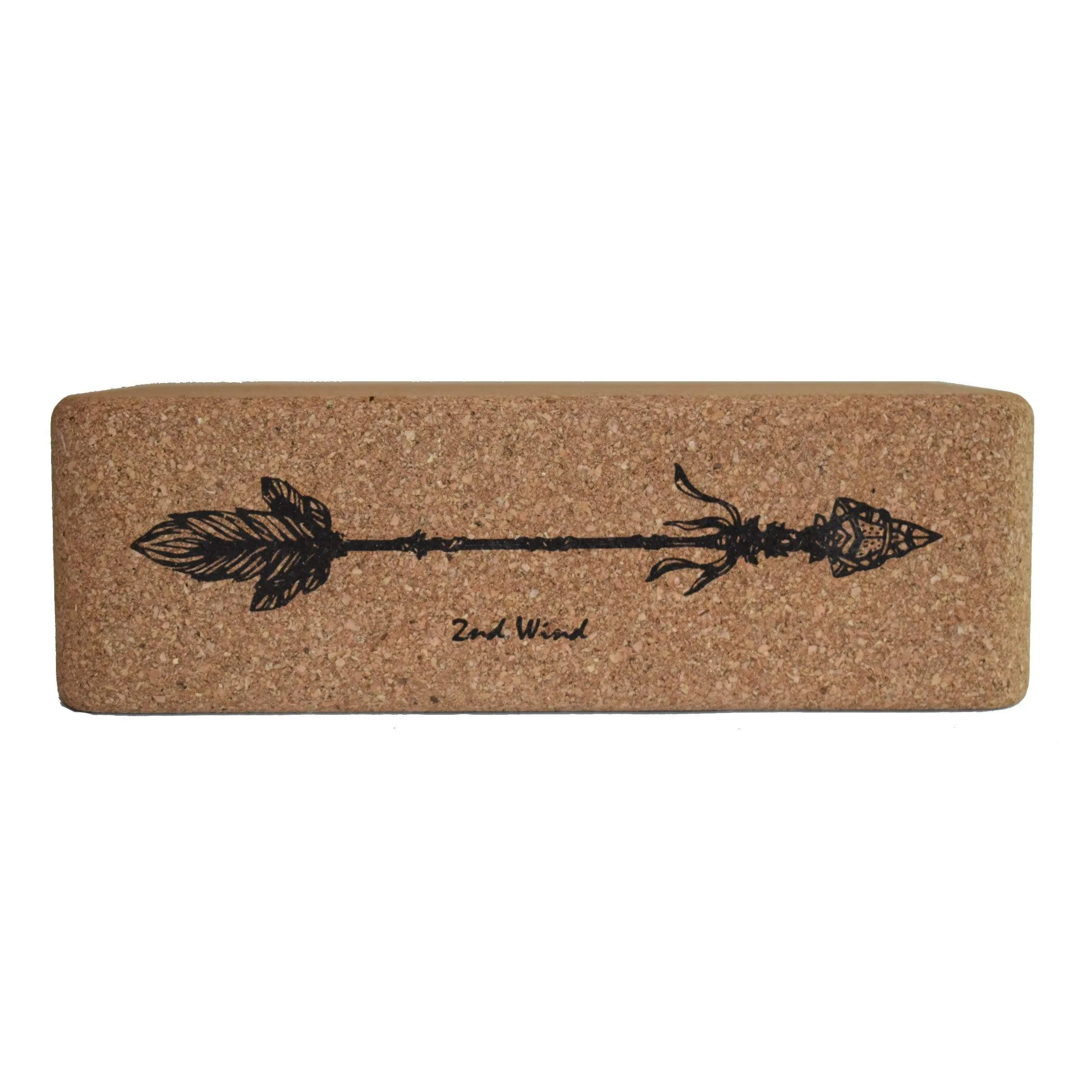 Twin Arrow Cork Yoga Block - wholesale