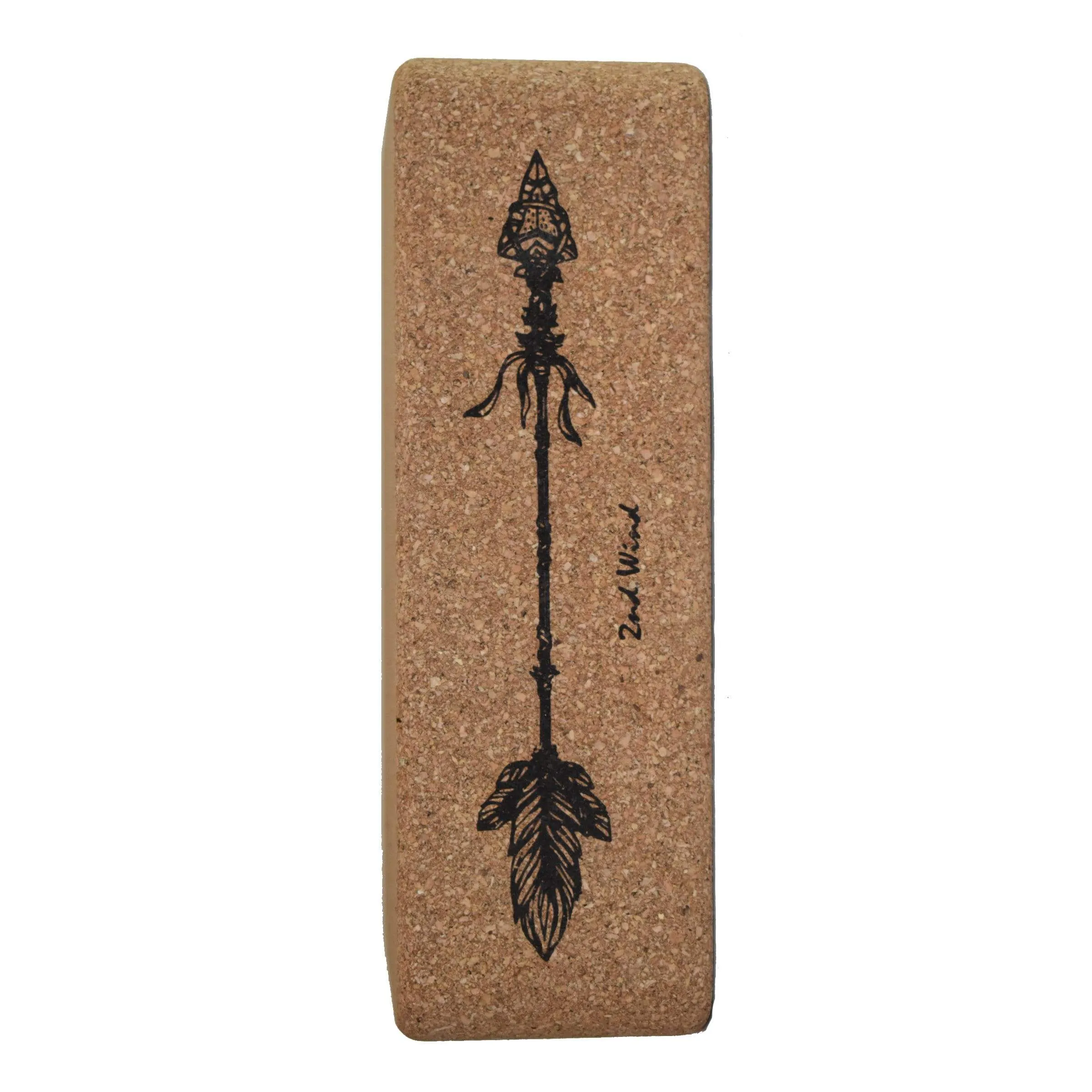 Twin Arrow Cork Yoga Block - wholesale