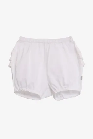 Wheat Eyelet Baby Bloomers - White