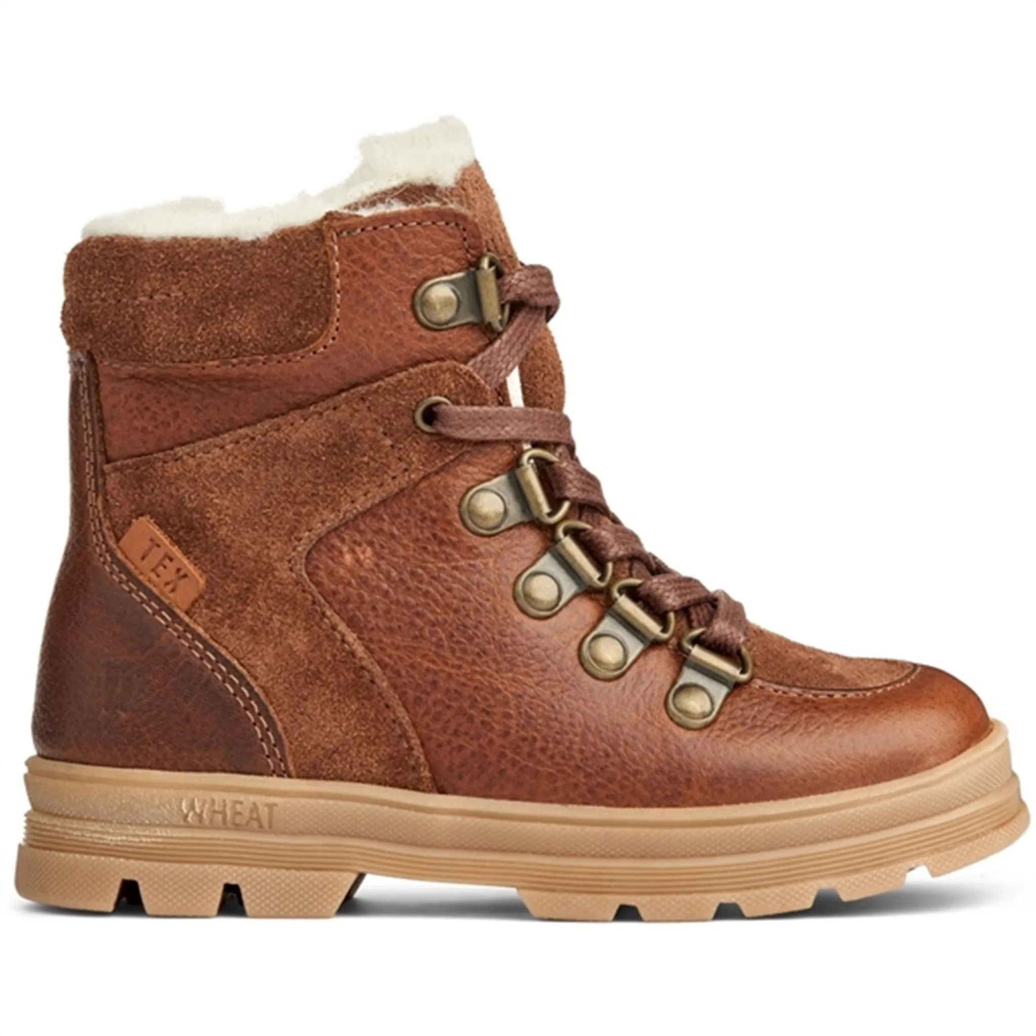 Wheat Winter Boots Toni Tex Hiker Cognac