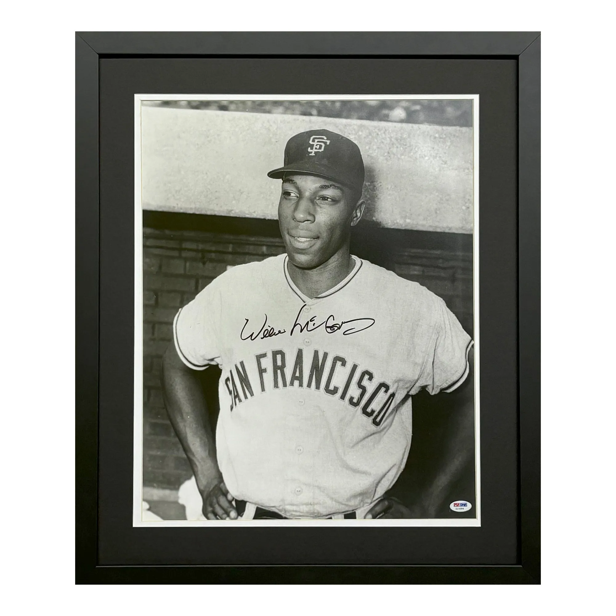 Willie McCovey Signed San Francisco Giants Framed 16x20 Photo