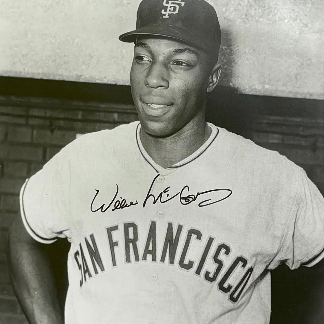 Willie McCovey Signed San Francisco Giants Framed 16x20 Photo