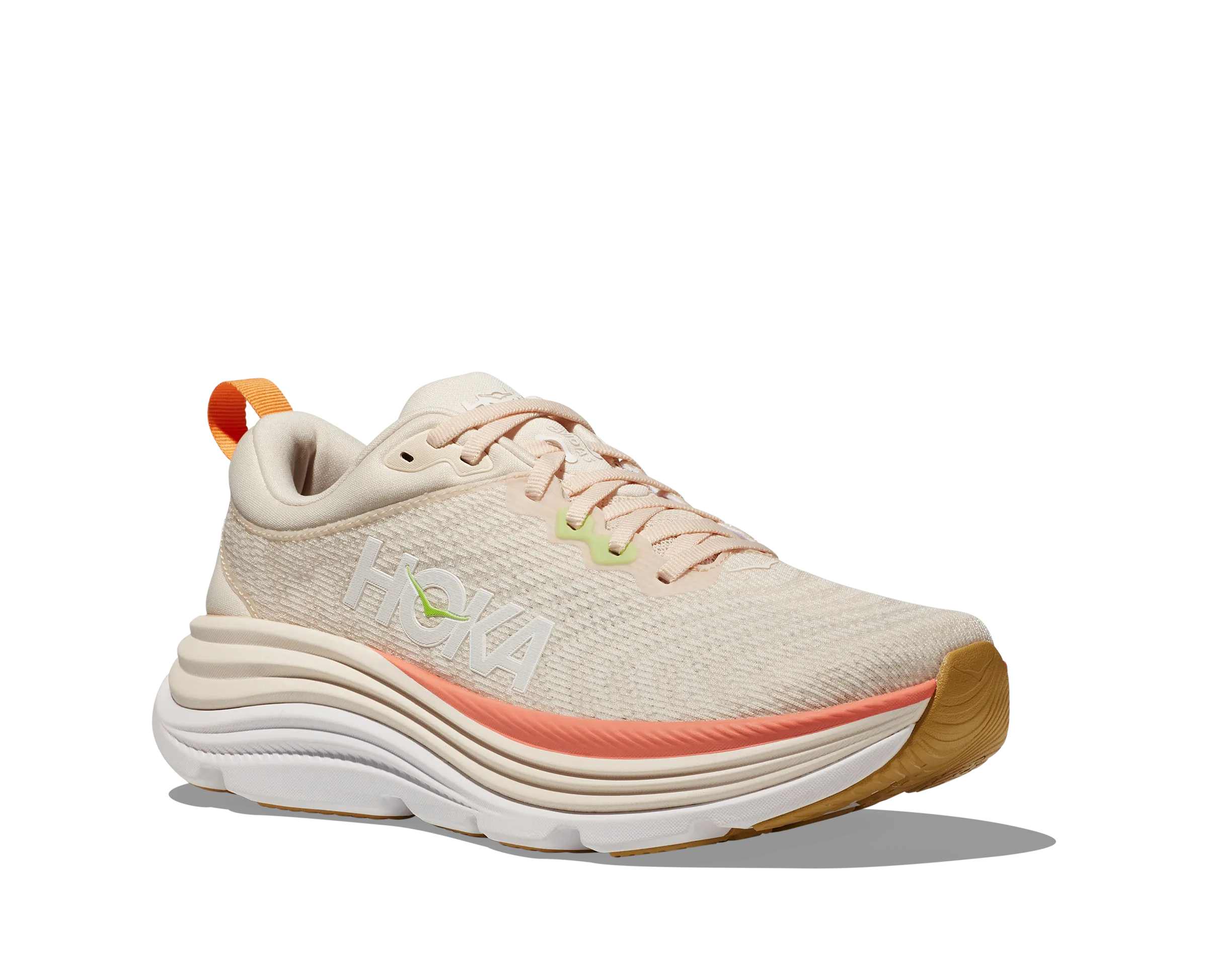 WOMEN'S HOKA GAVIOTA 5 WIDE 1134270VLG COLOR:  VANILLA/EGGNOG