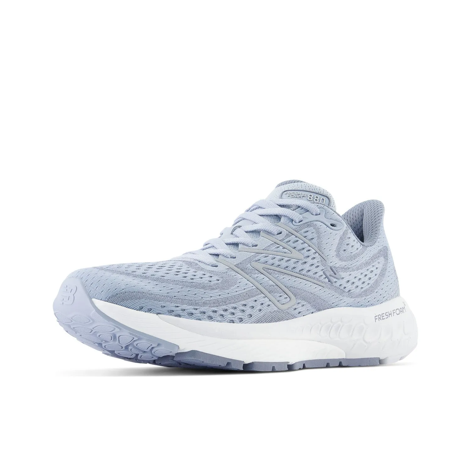 Women's New Balance Fresh Foam X 880v13 Color: Light Arctic Grey and Light Silver Metallic