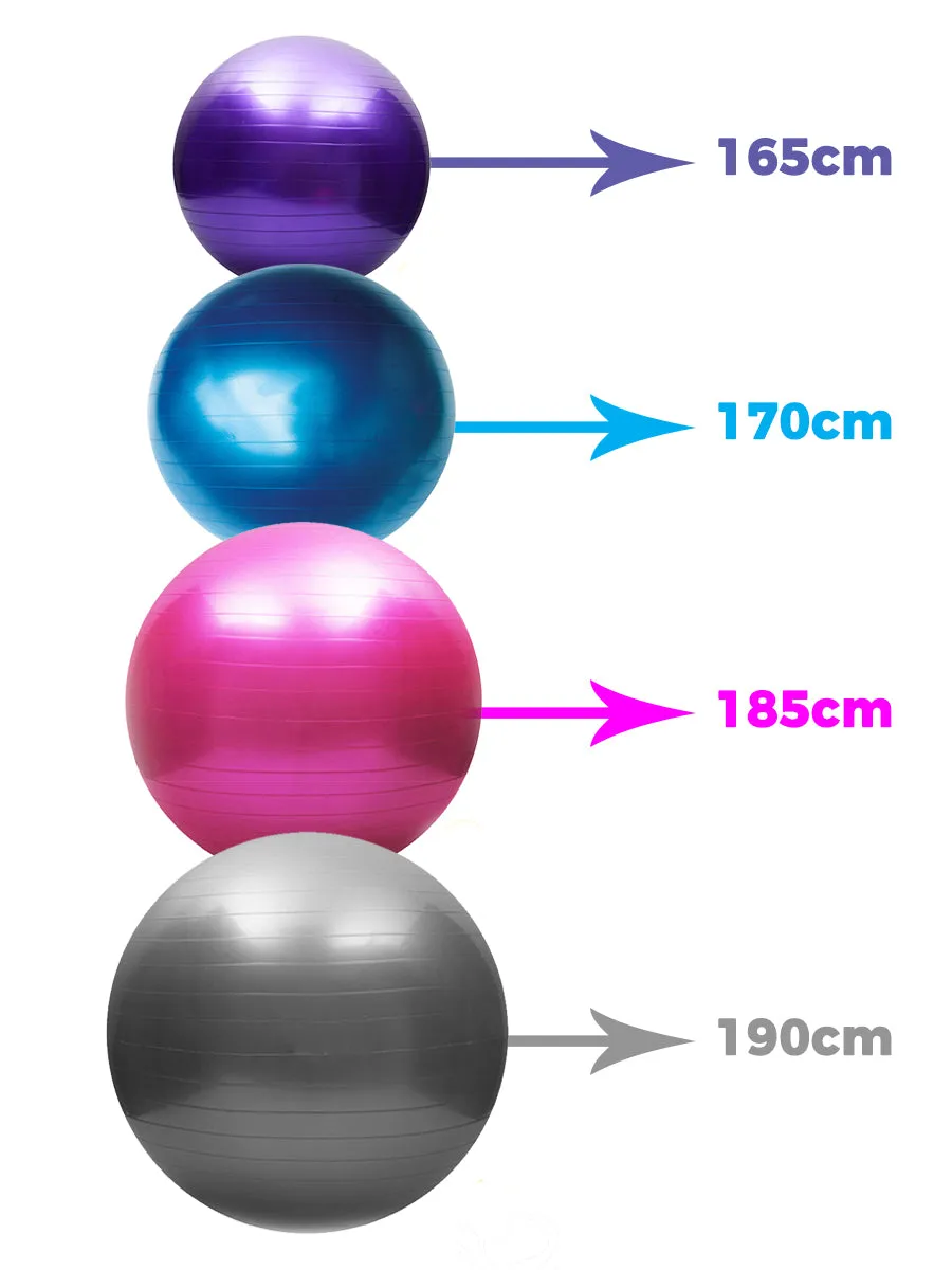 Yoga Exercise Ball - Assorted Colors